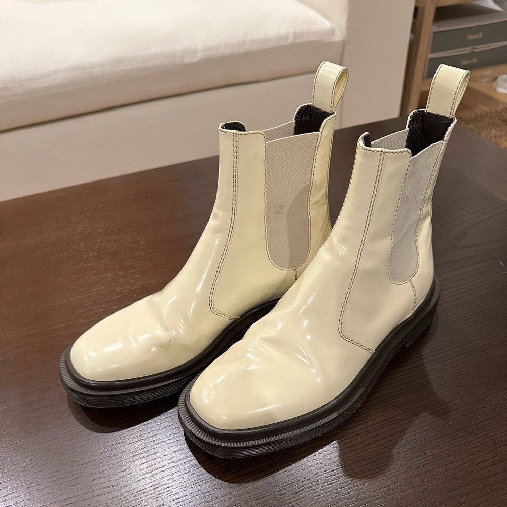 The Row Ranger boot, eggshell, size 7